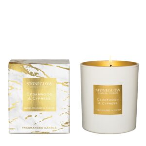 Stoneglow Duftkerze Cedarwood & Cypress 220 g