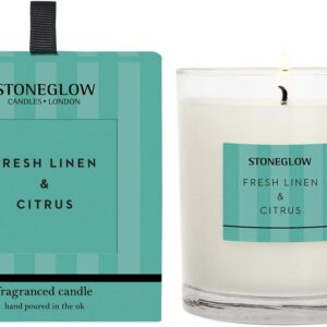 Stoneglow Duftkerze Fresh Linen & Citrus 220 g