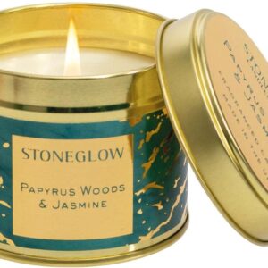 Stoneglow Duftkerze Papyrus Woods & Jasmine 135 g