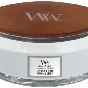 Woodwick Duftkerze Lavender & Cedar Elipse