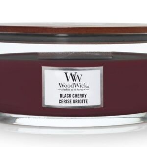 Woodwick Duftkerze Black Cherry Ellipse