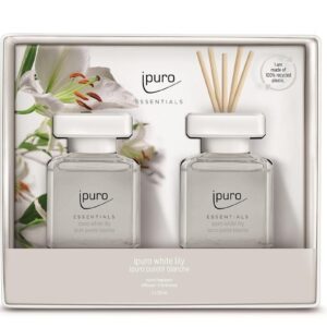 ipuro Duftstäbchen White Lily 2 x 50 ml Set 100 ml