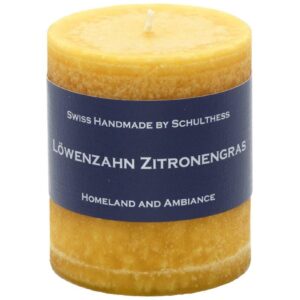 Schulthess Kerzen Duftkerze Löwenzahn Zitronengras 8 cm