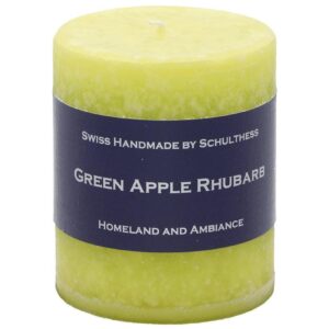 Schulthess Kerzen Duftkerze Green Apple Rhubarb 8 cm