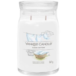 Yankee Candle Signature Duftkerze Clean Cotton Signature Large Jar