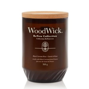 Woodwick Duftkerze Black Currant & Rose ReNew Large Jar