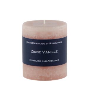 Schulthess Kerzen Duftkerze Zirbe Vanille 7 x 8 cm