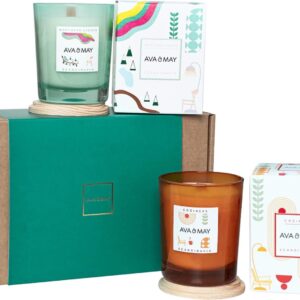 AVA & MAY Geschenkset Cozy Glow 2 x 180 g