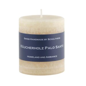 Schulthess Kerzen Duftkerze Räucherholz Palo Santo, 7 cm x 8 cm
