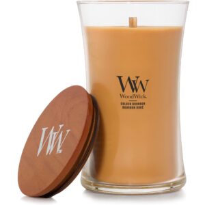 Woodwick Duftkerze Golden Bourbon Large Jar