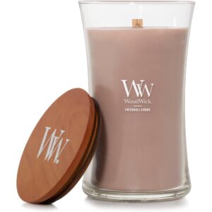 Woodwick Duftkerze Patchouli Crème Large Jar