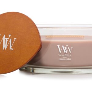 Woodwick Duftkerze Patchouli Crème Ellipse