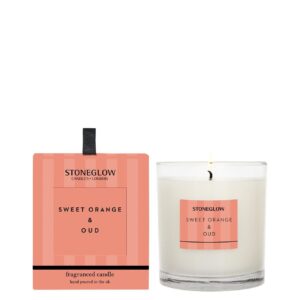 Stoneglow Duftkerze Sweet Orange & Oud 220 g