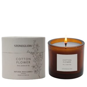 Stoneglow Duftkerze Cotton Flower 200 g