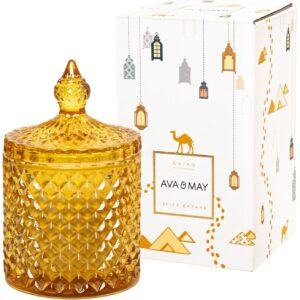 AVA & MAY Duftkerze Cairo, Gelb