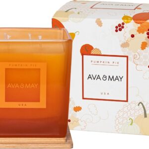 AVA & MAY Duftkerze Pumpkin Pie, 550 g