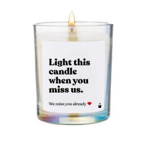 ChattyCandles Duftkerze Light this candle when you miss us 6.7 x 8 cm