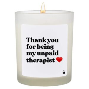 ChattyCandles Duftkerze Thank you for being my unpaid therapist 6.7 x 8 cm