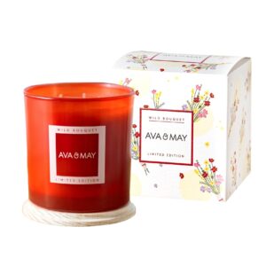 AVA & MAY Duftkerze Wild Bouquet 380g