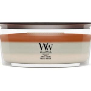 Woodwick Duftkerze Vanilla Embers Trilogy Ellipse