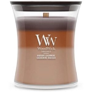 Woodwick Duftkerze Radiant Cashmere Trilogy Medium Jar