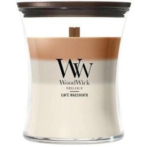 Woodwick Duftkerze Café Machiatto Trilogy Medium Jar