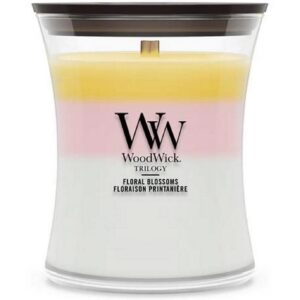 Woodwick Duftkerze Floral Blossoms Trilogy Medium Jar