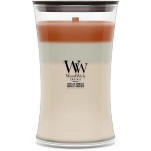 Woodwick Duftkerze Vanilla Embers Trilogy Large Jar
