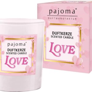 Pajoma Duftkerze «LOVE» 140 g, Duft: Vanilla Amber