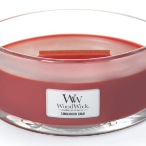 Woodwick Duftkerze Cinnamon Chai Ellipse