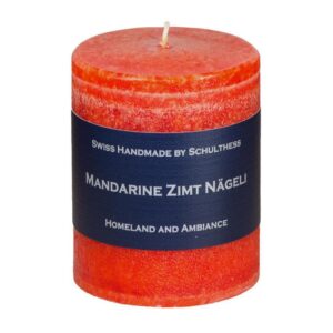 Schulthess Kerzen Duftkerze Mandarine Zimt Nägeli 8 cm