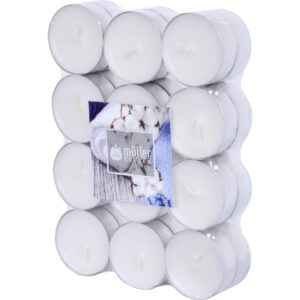 müller Kerzen Duftkerze Soft Cotton 24 Stück