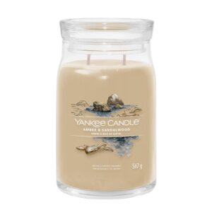 Yankee Candle Signature Duftkerze Amber & Sandalwood Signature Large Jar