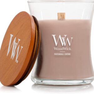Woodwick Duftkerze Patchouli Crème Medium Jar