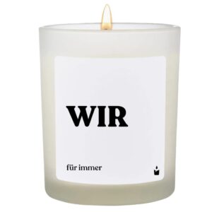 ChattyCandles Duftkerze Wir – für immer 6.7 x 8 cm
