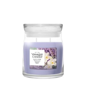 Yankee Candle Signature Duftkerze Lavender Vanilla Signature Medium Jar