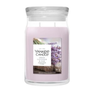 Yankee Candle Signature Duftkerze Dried Lavender & Oak Signature Large Jar