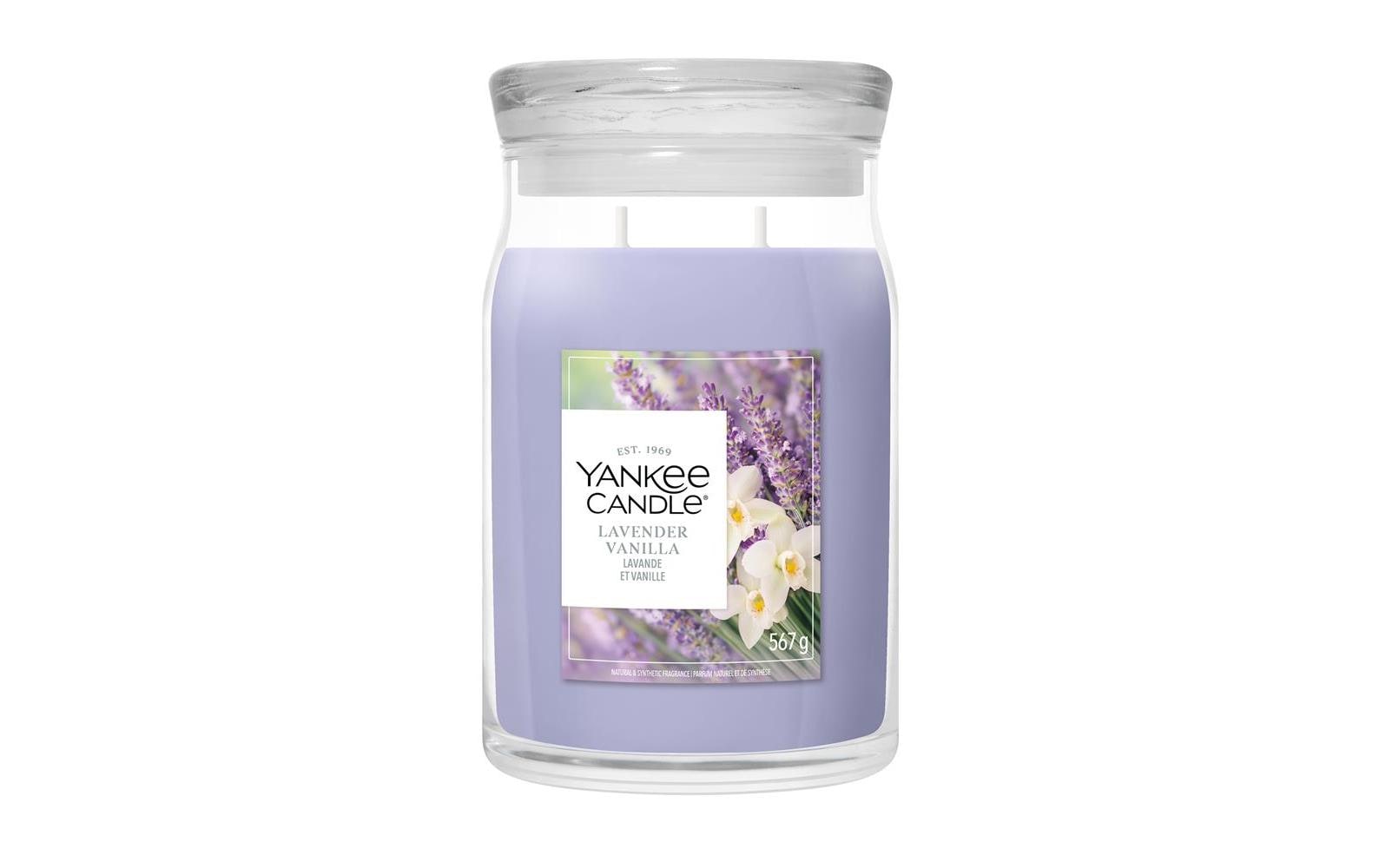 Yankee Candle Signature Duftkerze Lavender Vanilla Signature Large Jar