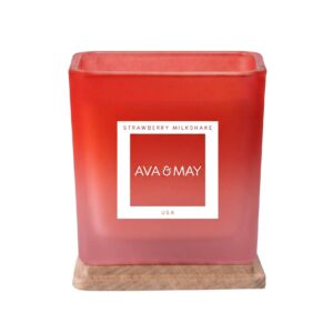 AVA & MAY Duftkerze Strawberry Milkshake 200 g