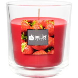 müller Kerzen Duftkerze Strawberry Love 8.8 x 8 cm