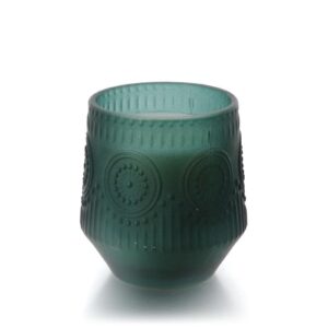balthasar Duftkerze Barok Grün, Glas