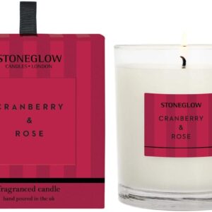 Stoneglow Duftkerze Cranberry & Rose 220 g