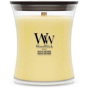 Woodwick Duftkerze Yuzu & Vetiver Medium Jar