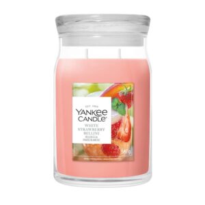 Yankee Candle Signature Duftkerze White Strawberry Bellini Signature Large Jar