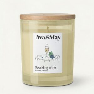 AVA & MAY Duftkerze Sparkling Wine 220 g