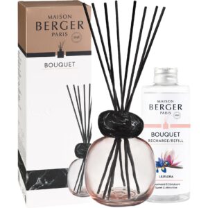 Maison Berger Duftstäbchen Minéral + 180 ml Liliflora, Rosa