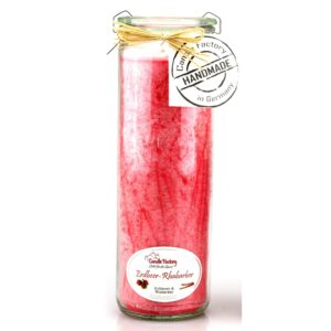Candle Factory Duftkerze Erdbeer und Rhabarber Big Jumbo