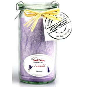 Candle Factory Duftkerze Lavendel Mini Jumbo