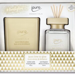 ipuro Duftstäbchen und Duftkerze Time to glow
