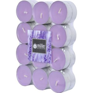 müller Kerzen Duftkerze Lavender Fields 24 Stück